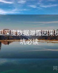 每日吃瓜深度数据泄露因果梳理，避坑必读