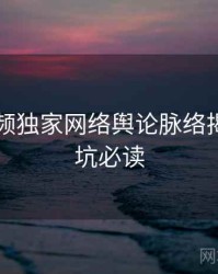 新91视频独家网络舆论脉络揭秘，避坑必读
